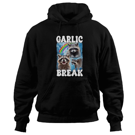 Raccoon Pet Garlic Bread Raccoon Hoodies