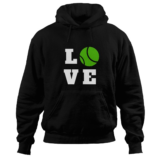 Love Tennis 2Funny Tennis Lover 2Coach Hoodies