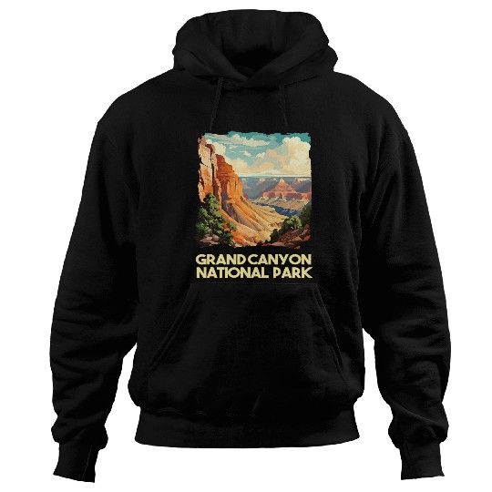Grand Canyon Adventure Hiking Nature Lover Print 33 Hoodies