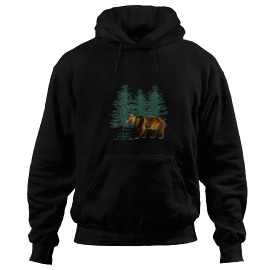 Bear Pet Mount Rainier National Park Washington Bear Trees Souvenir Hoodies