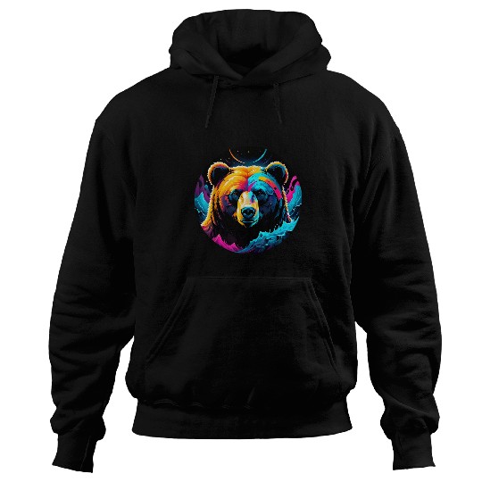Bear Pet Majestic Bear Sculpture Wild Animal Figurine for homes and Hoodies