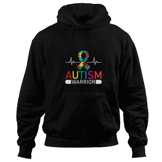 Autism Warrior Autistic Ninja Spectrum Asperger Syndrome Hoodies