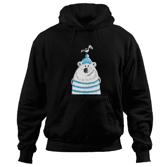 Bear Pet Funny Seaman Bear With Seagull I Maritime Hoodies
