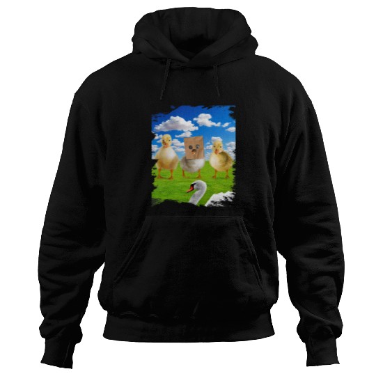 Duck Pet Ugly Ducklings Duckling Duck Ducks With Bag Swan Funny Cute Hoodies