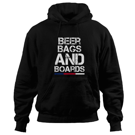 Beer Fun beer bags and boards cornhole funny Bean Bag Toss Game Hoodies
