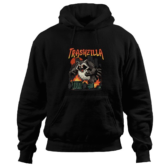 Raccoon Pet Trashzilla Kaiju Trash Panda Monster Japanese Hoodies
