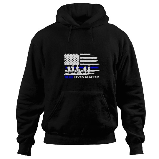 Blue Lives matter 10 Hoodies
