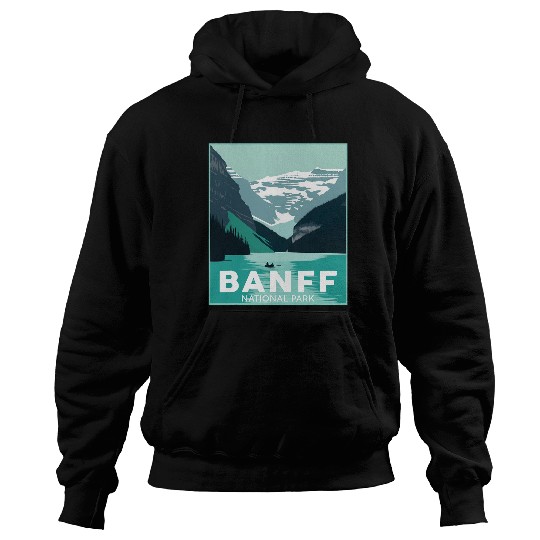 Banff National Park Lake Louise Hiking Camping Canada Hoodies