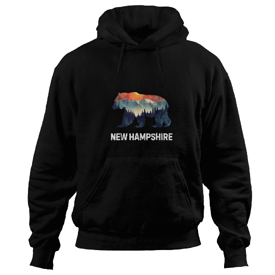 Bear Pet New Hampshire Bear Hoodies
