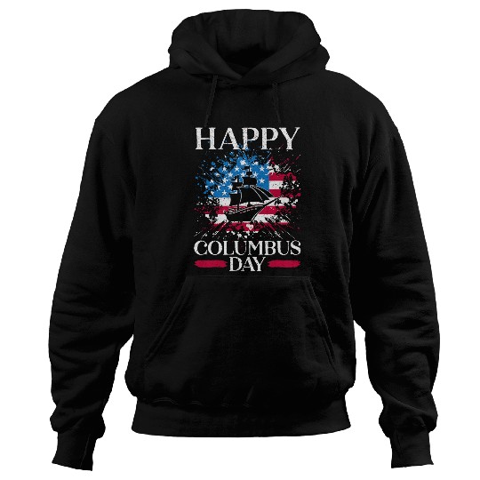 Happy Columbus Day Christopher Columbus Italian Navigator 2 Hoodies