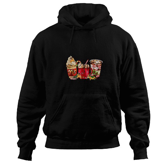Coffee Fun Hot Cocoa Christmas Drinks Hoodies