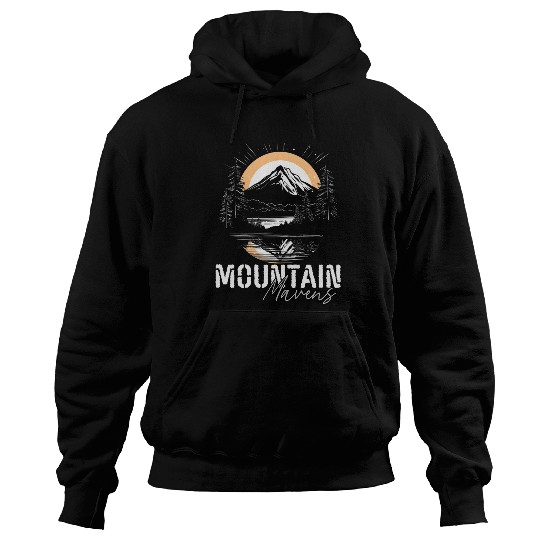 Hiking Mountain Nature Sunrise Forest Lake Explore Hers Hoodies