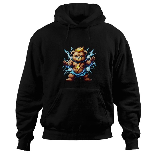 Bear Pet Zeus Greek God of Lighting Thunder Teddy Bear Cartoon 12 Hoodies