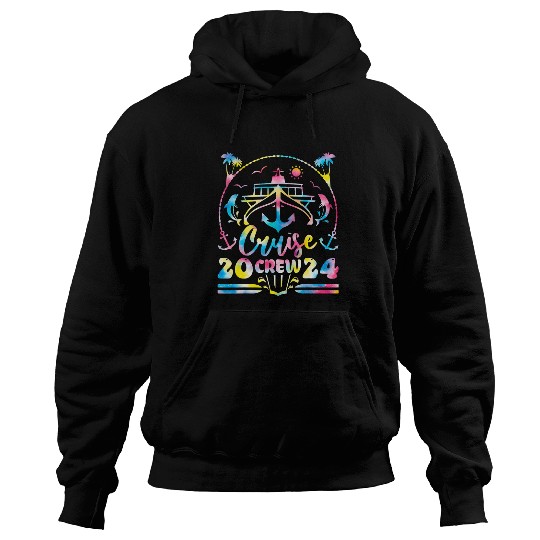 Cruise Crew 2024 Vacation Trip Sailing Squad Matching Family 9 Hoodies