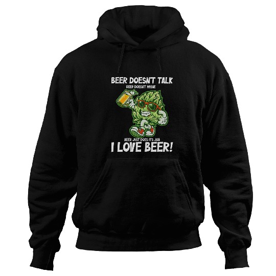 Beer Fun I love beer Booze party men s night men s day Beer Lover Hoodies