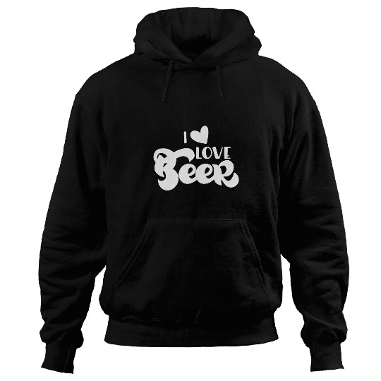 Beer Fun I Love Beer 2 Hoodies