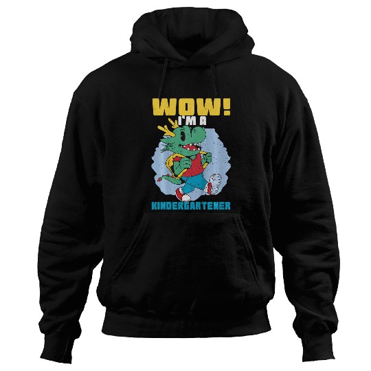 Dragon Pet Kindergarten Cute Dragon WOW Kindergartener Boys Funny Hoodies