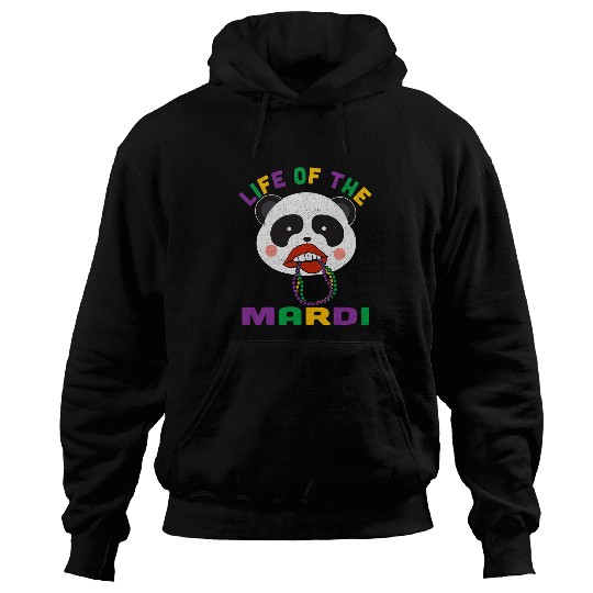 Panda Pet Life of the Mardi Gras Crew Lips Panda Hoodies
