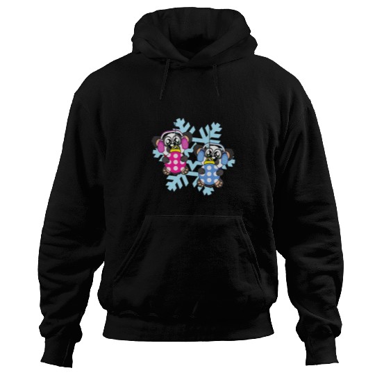 Panda Pet Christmas Balls Winter Snowflake Snow Hoodies