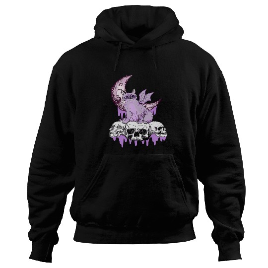 Bear Pet Gothic Pastel Teddy Bear Creepy Voodoo Bat 13 Hoodies