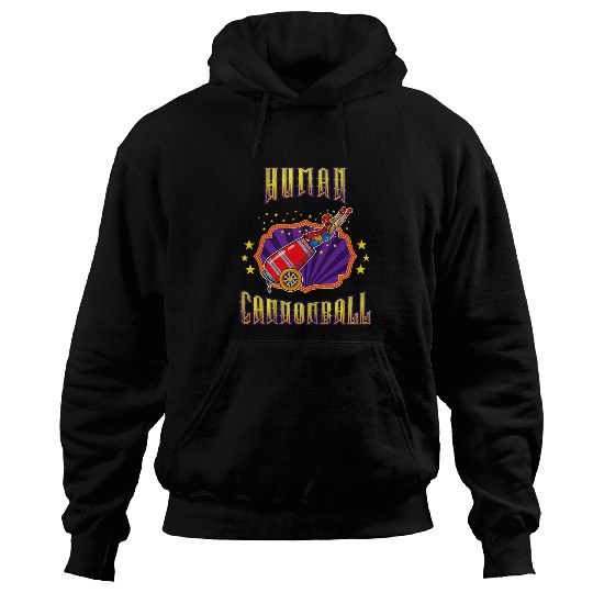 Human Cannonball carnivals Circus Crew Theme Birthday Hoodies