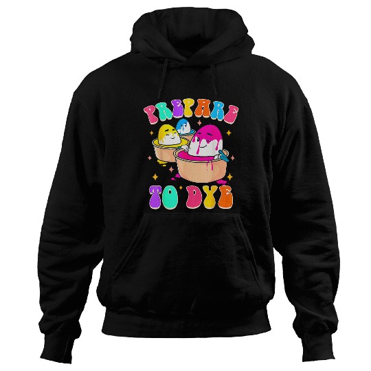 Happy Easter Day Funny Easter Egg Hunting Prepares To Dye 1 Hoodies