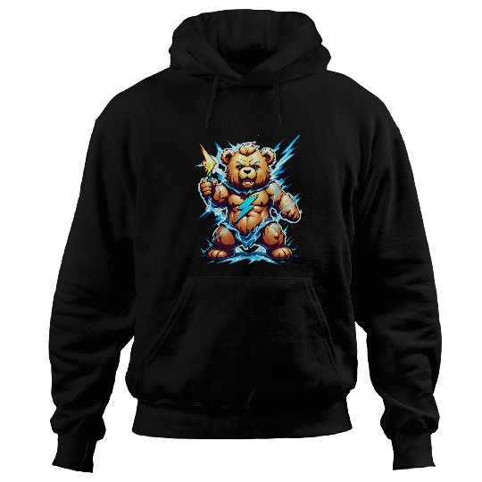 Bear Pet Zeus Greek God of Lighting Thunder Teddy Bear Cartoon 17 Hoodies