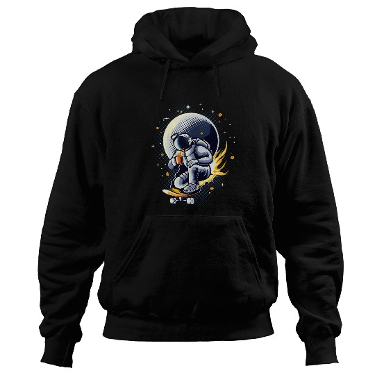 Coffee Fun Astro Coffee Skate Hoodies