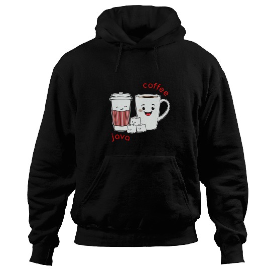 Coffee Fun Parallel Coffee Cups His and Hers Coffee Java Art Hoodies