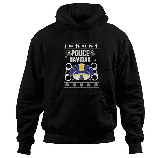 Men Women Police Navidad Cop Funny Law Enforcement 3 Hoodies
