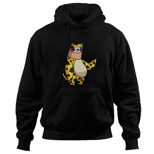 Sloth Pet in Cheetah Costume Not Fast Not Furious Sloth Hoodies