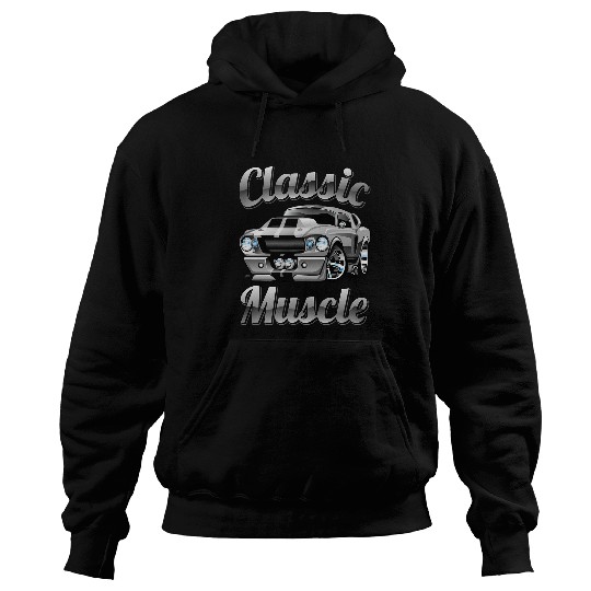 Classic Muscle Car Hot Rod Cartoon Hoodies