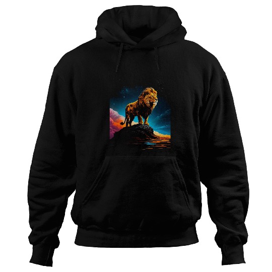 Lion Pet Powerful And Courageous Lion Great Lion 2 Hoodies