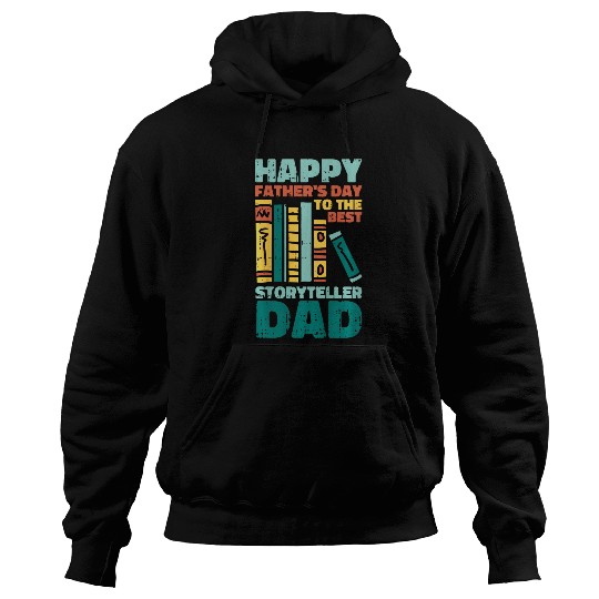 Kids Story Teller Fathers Day Cool Boys Girls Kids Toddlers Hoodies
