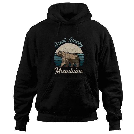 Bear Pet Great Smoky Mountains National Park Bear Retro Hoodies