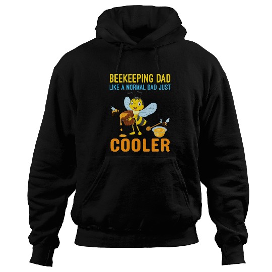 Cool Beekeeping Art Men Dad Bee Hive Keeping Honey Beekeeper Hoodies