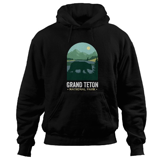 Bear Pet Grand Tetons Grizzly Bear Grand Teton National Park Hoodies