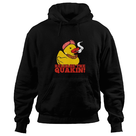 Discover Duck Pet Yellow Duck Release The Quackin Funny Hoodies