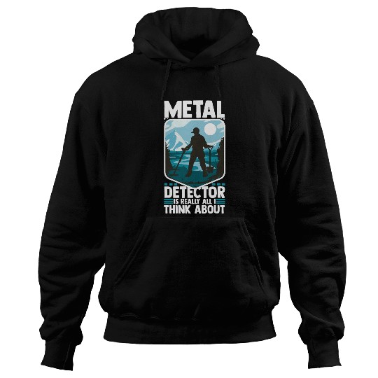 Metal Detector Beach Gold Hunting Coins Treasures Digging 26 Hoodies