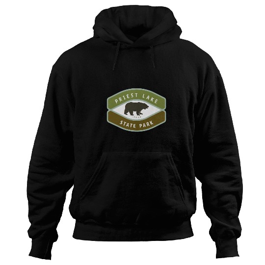 Bear Pet Priest Lake State Park Idaho Roaming Bear ID Vacation Hoodies