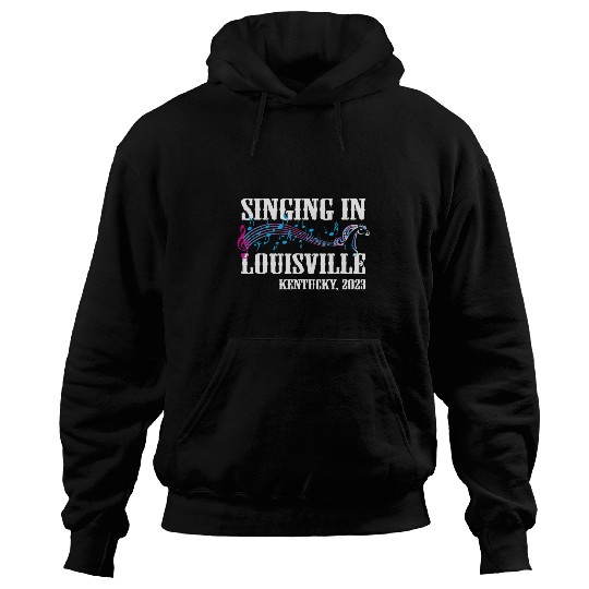 Hairdresser Job Singing in Louisville Kentucky Barbershop Music Lover Hoodies