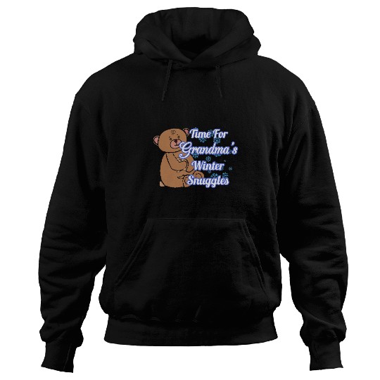 Bear Pet Grandma s Winter Snuggles Hugs Toy Bear Grandchildren Winter Hoodies