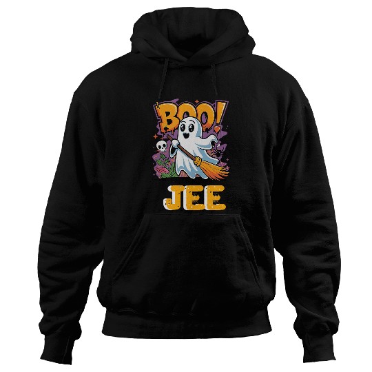 Coffee Fun Boo Jee Cute Spooky Coffee ghosts Boujee Funny Halloween 1 Hoodies