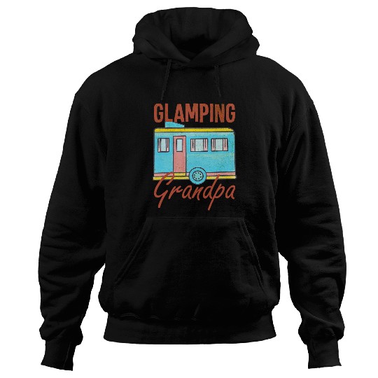 Glamping Grandpa Glamper Luxury Car Camping Grandparents Hoodies