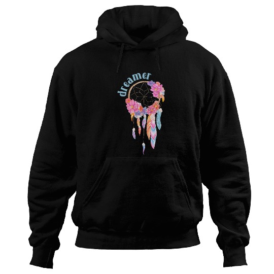 Dreamer Hippie Spiritual Native Dreamcatcher Hoodies