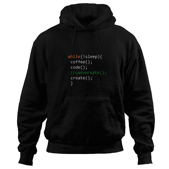 Coffee Fun Code Create Computer Science Programming Geek Hoodies