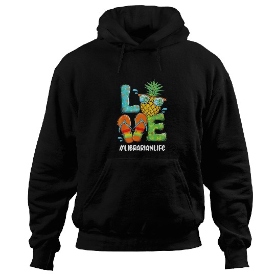 Discover Librarian Job Love pineapples 2Summer Librarian Hoodies