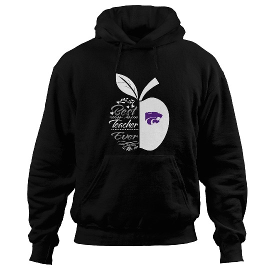Kansas State Wildcats Teacher Ever Half Apple Hoodies