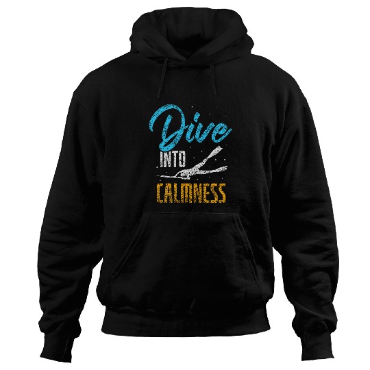 Discover Dive Into Calmness Spear Fishing Spearfisher Spearfishing Hoodies