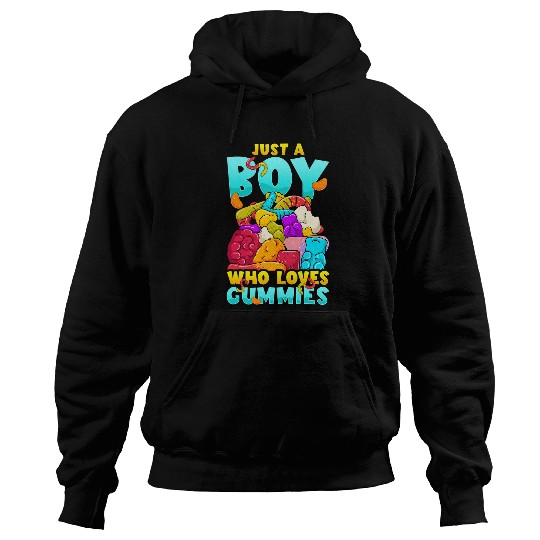 Bear Pet Cute Boys Gummy Worms Candy Lover Gummy Bear Sweet Tooth Hoodies